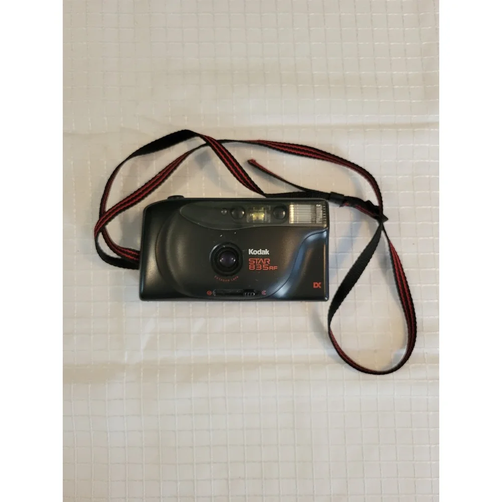 Kodak Star 835AF 35mm Film Camera Autofocus Autowind Black Ektanar Lens Untested